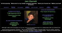Desktop Screenshot of jangarrett.com